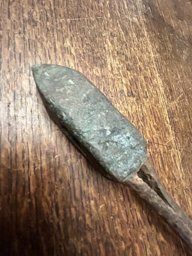 Very Early Antique Copper Tip Soldering Iron