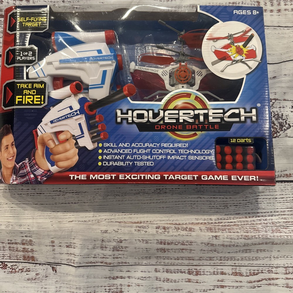 Hovertech Battle FX 3.0 Sky Blast Shooting Drone Game New In Box