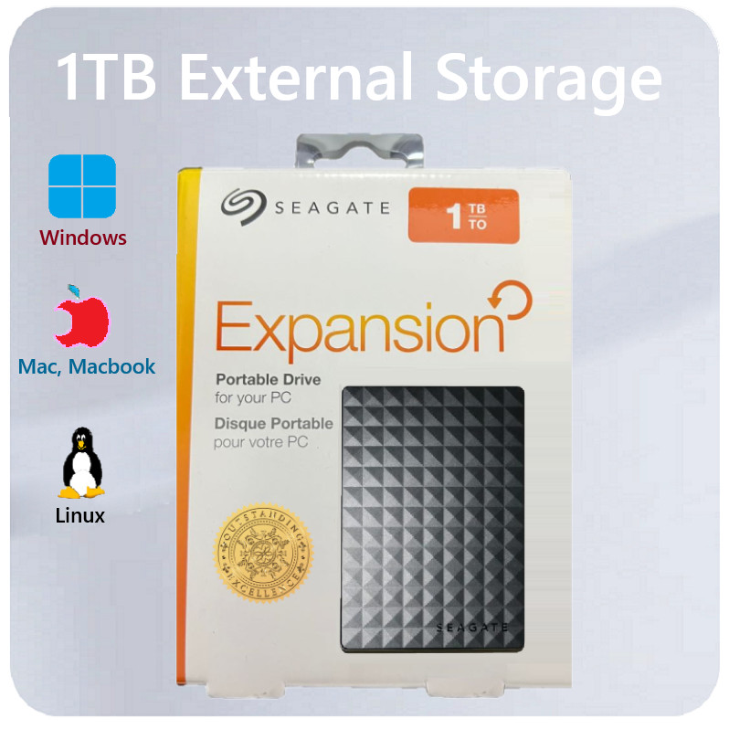 Seagate Portable HDD 1TB STEA1000400 External Hard Drive Memory Storage