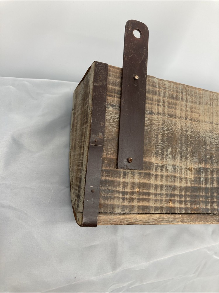 Rustic Wood Wall-Mount Mailbox With Bear & Pine Tree Accents