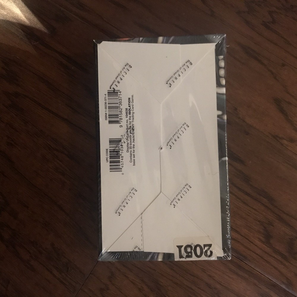 Dot Hack .Hack Booster Box - Isolation Enemy tcg NEW SEALED