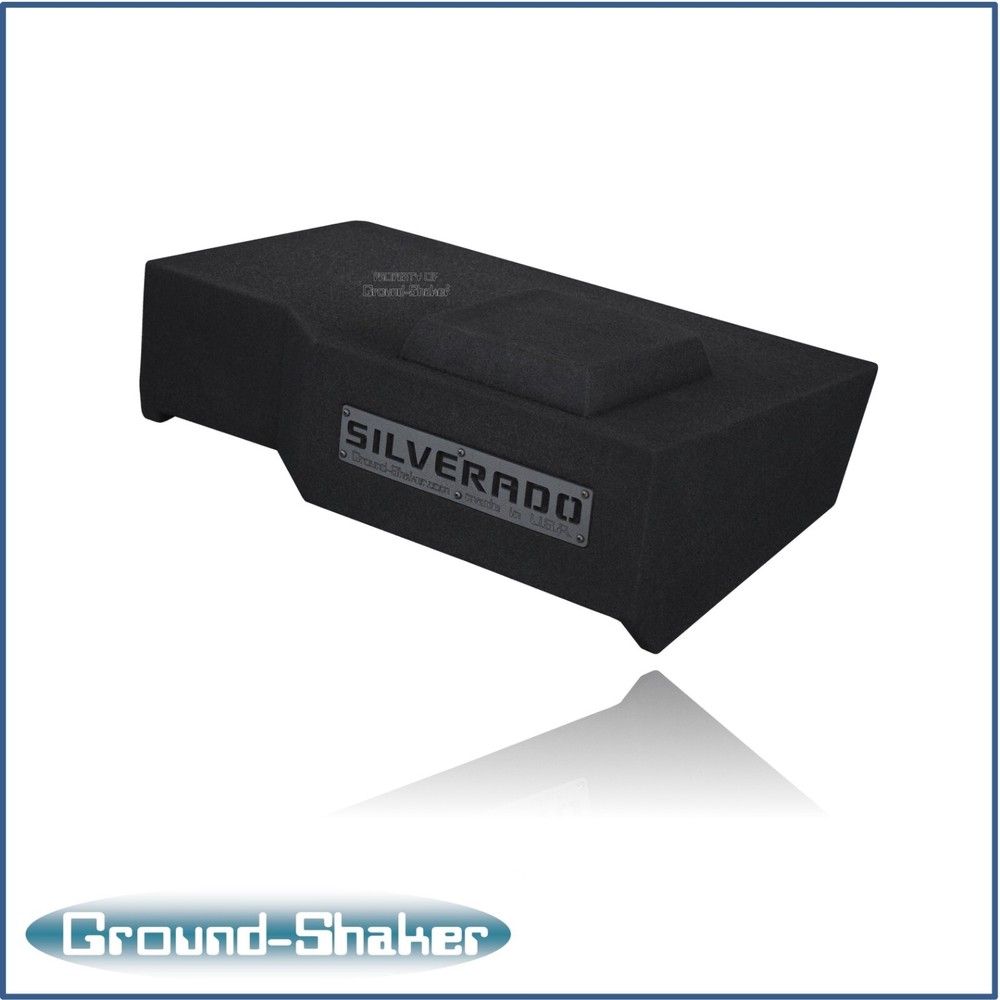 Chevy Silverado Crew-Cab 2014-2018 12" Single Sub Box 12" Subwoofer Enclosure