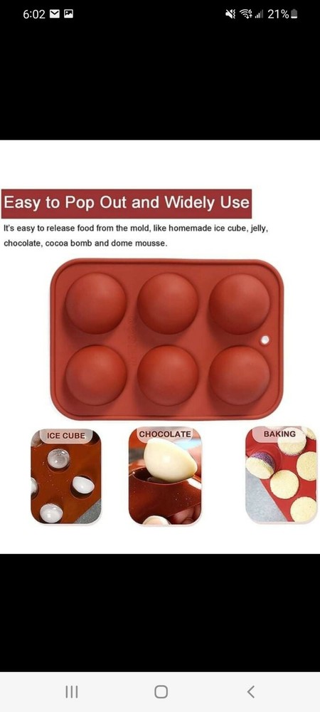 Easy Pop Out Silicone Mold