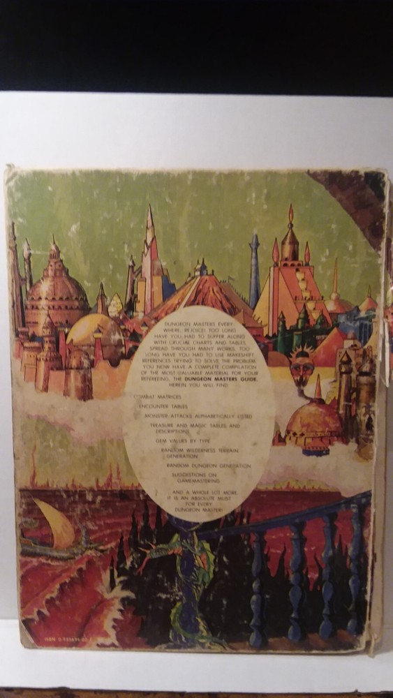 Advanced Dungeons & Dragons Dungeon Masters Guide 6th Alpha AD&D Vintage OOP