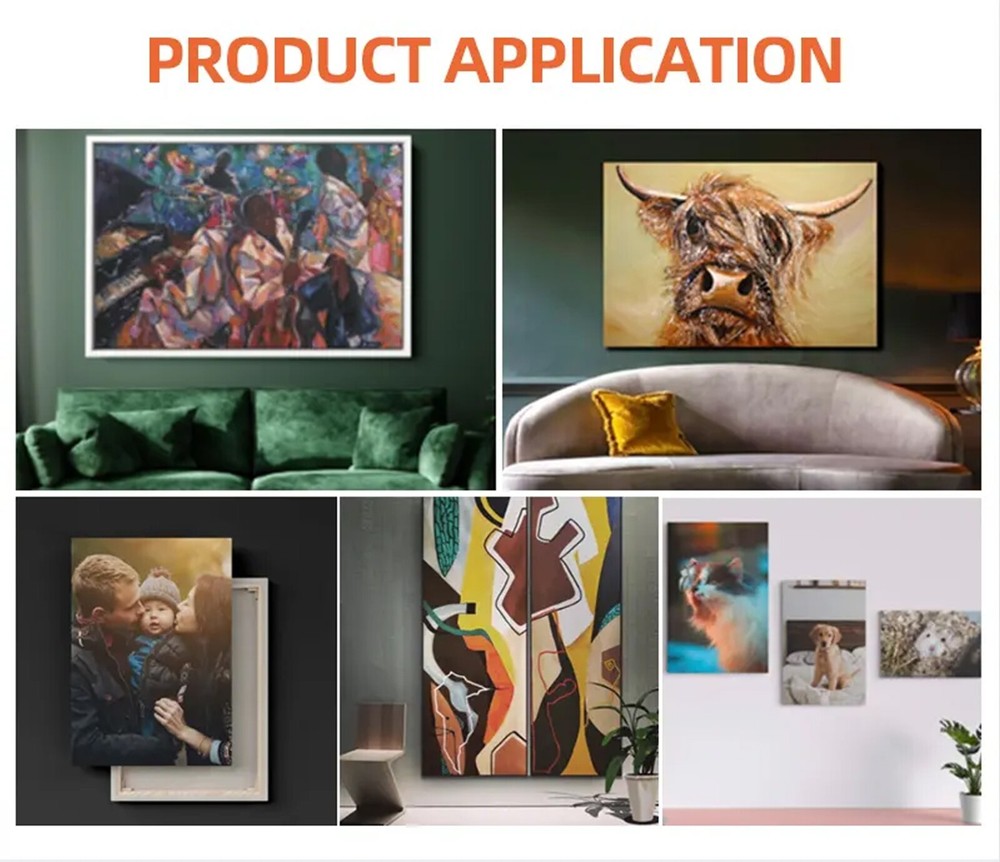 54"x100ft. Roll Matte 100%Polyester Inkjet Art Canvas for ECO-SOLVENT Printer