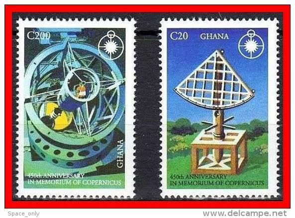 GHANA 1993 SPACE // ASTRONOMY// COPERNICUS full SET   MNH