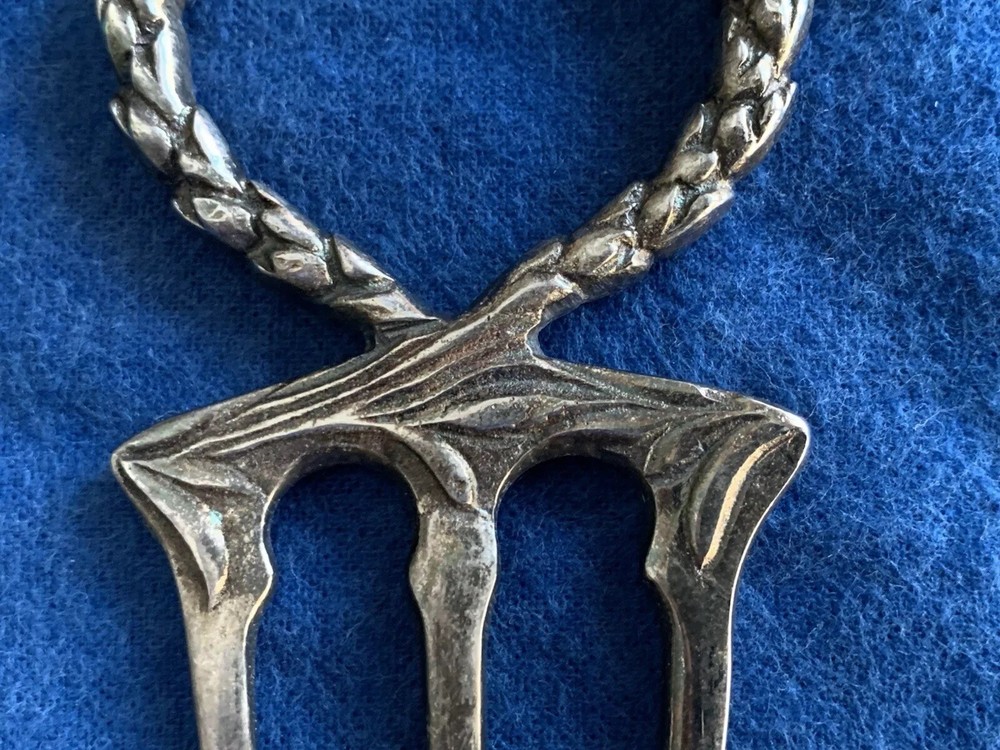Colonial Australia Silver Plated Bread Fork John Wellby Transported Convict 1867