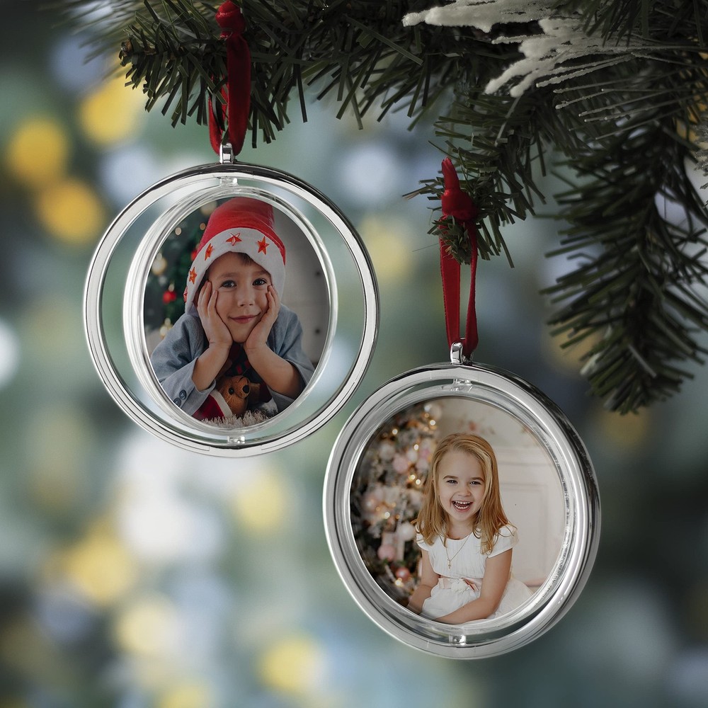 Spinning Photo Ornament - 4 Pack