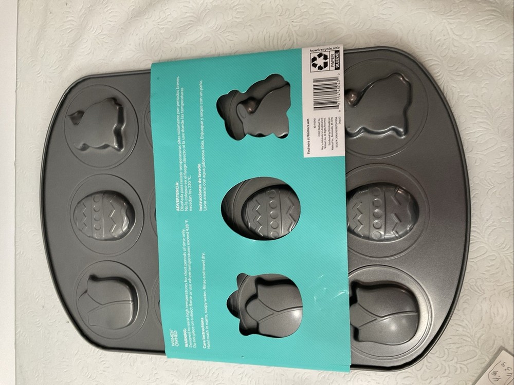 Celebrate! Easter Cookie Pans -3 Patterns-New -Tulip Bunny Easter Egg