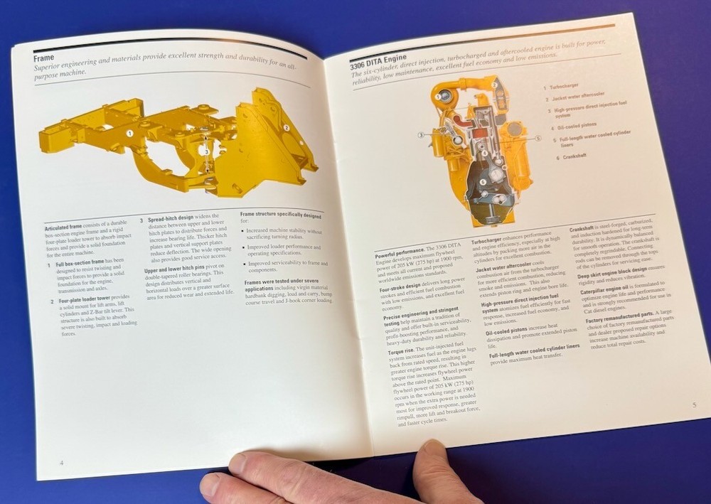 CATERPILLAR BROCHURE 972G Wheel Loader