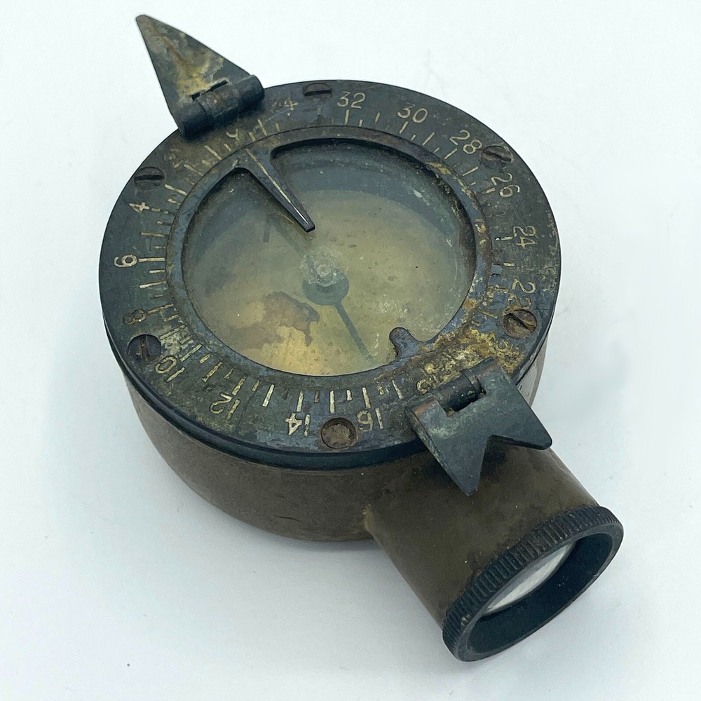 Authentic WWI-Era Creagh-Osbourne Marching Compass, Mark VII, Mod. D1 #28816