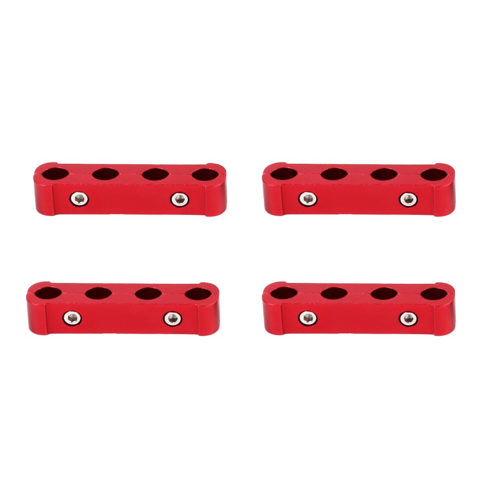 Spark Plug Heat Shield Protector Engine Spark Plug Wire Separator Red 20Pcs