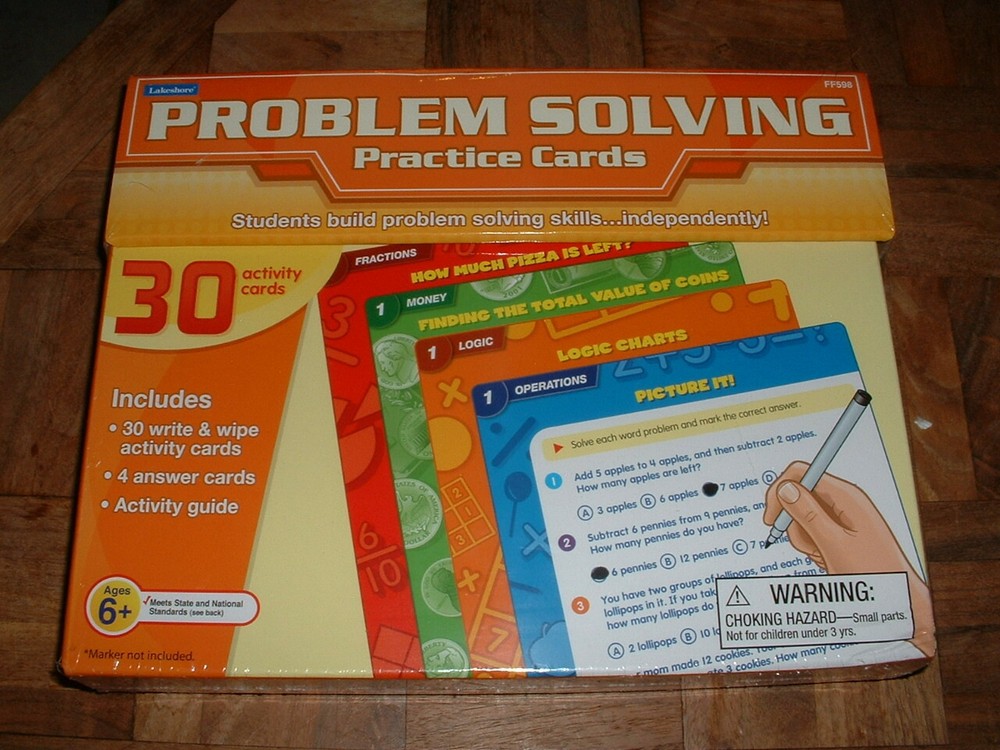 Lakeshore Problem Solving Practice Cards NEW & SEALED