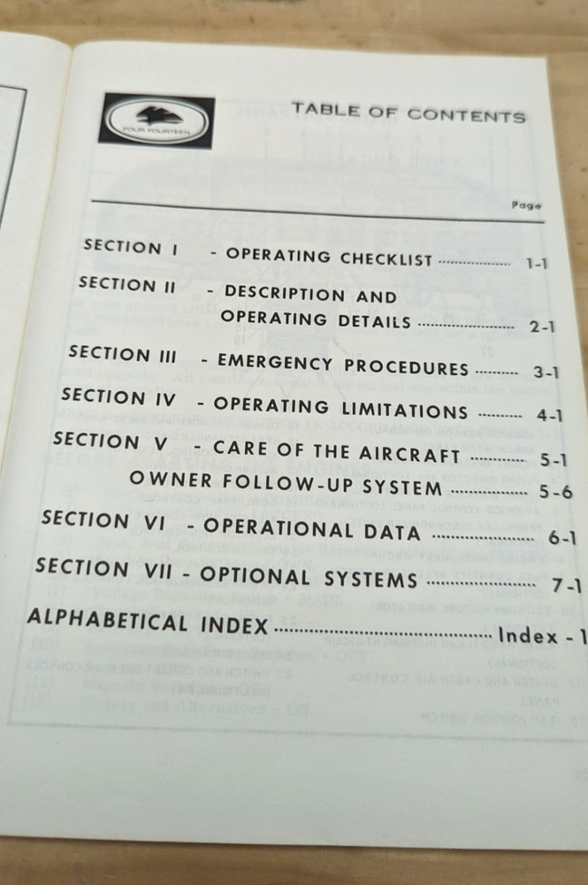 Cessna Model 414 Owner's Manual