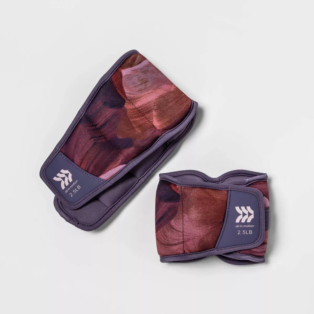 ALL IN MOTION ANKLE WEIGHTS ANTI-MICROBIAL 2.5LBS 2PC - NEOPRENE, LEG TRAINING