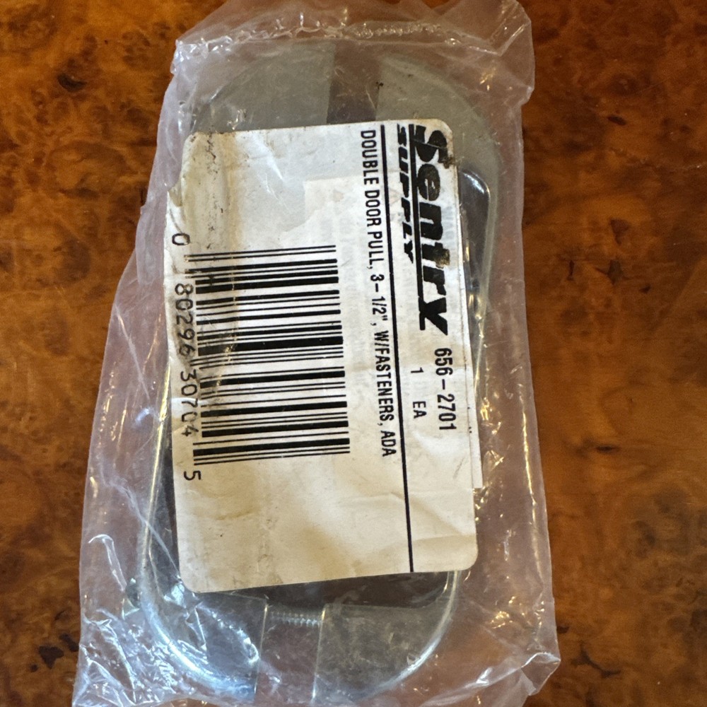 Sentry Supply 3-1/2" Double Door Pull With Fasteners 656-2701