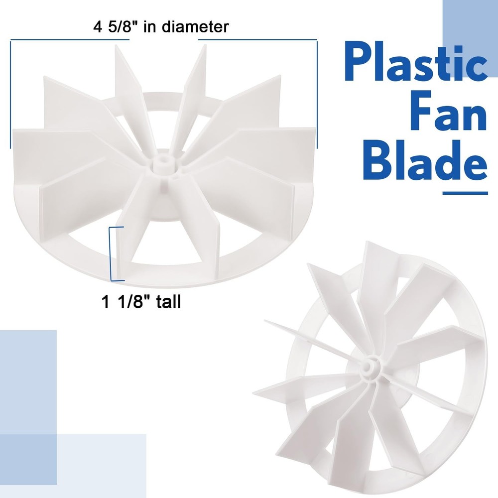 Replacement Bathroom Vent Fan Motor Kit - Easy Install for Nutone Broan Models