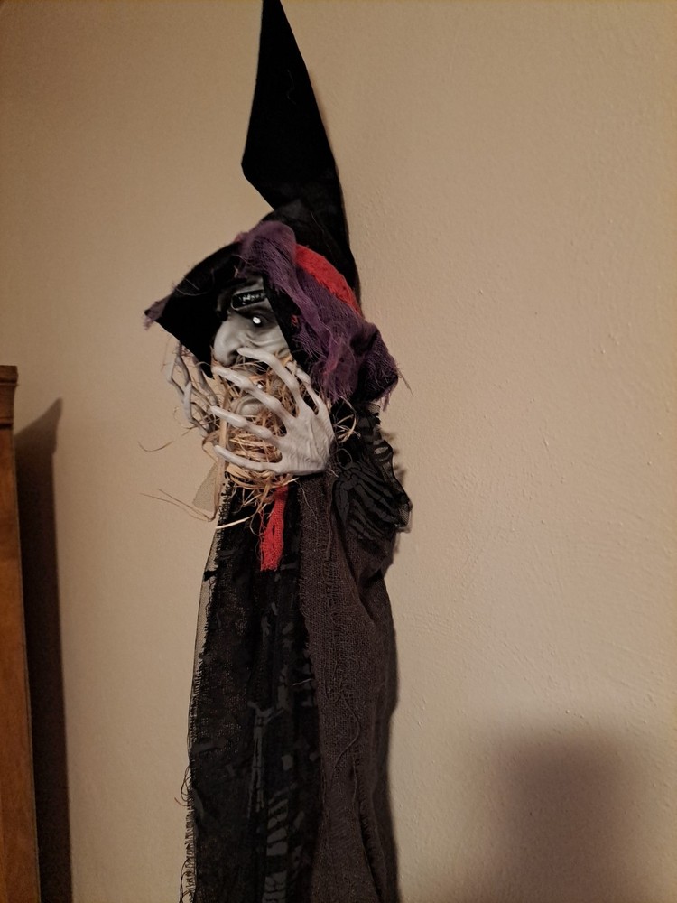 Hanging Witch Decor Halloween Decorations. 43" Length. New