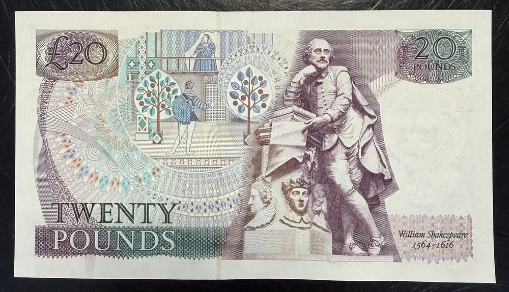 Old Twenty £20 Pound Note Uncirculated