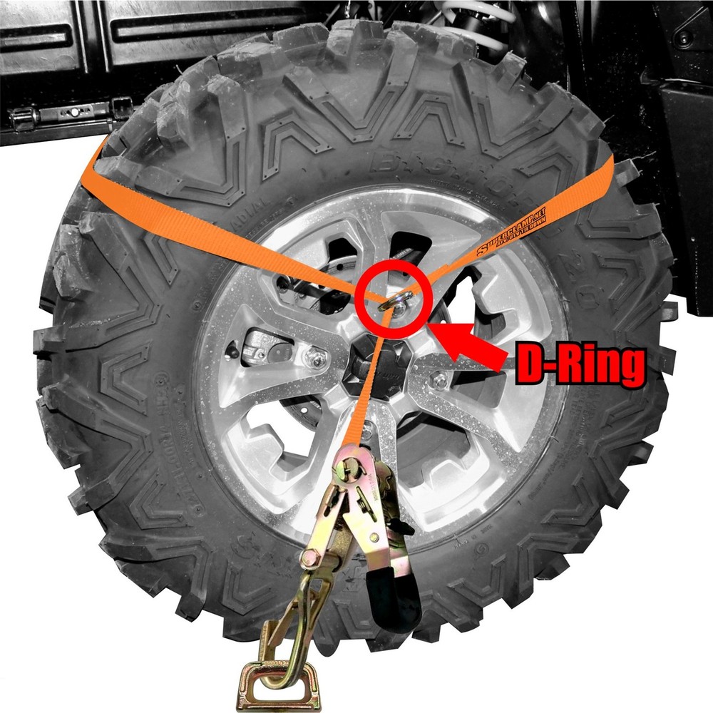 SUPERCLAMP ATV/UTV Tie Down 5200 lbs