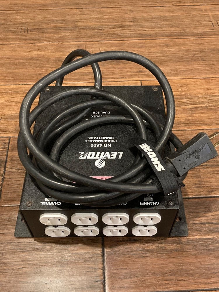 NSI ND 4600 4-Channel/8-Outlet Programmable Microplex Dimmer Pack