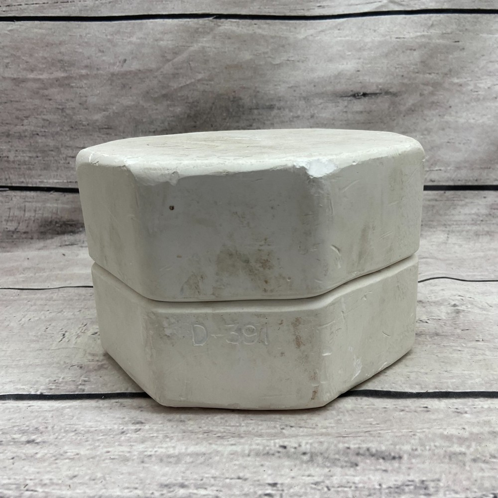 Vintage 1986 Dona’s Ceramic Casting Mold Stuffed Candy Dish #D-391