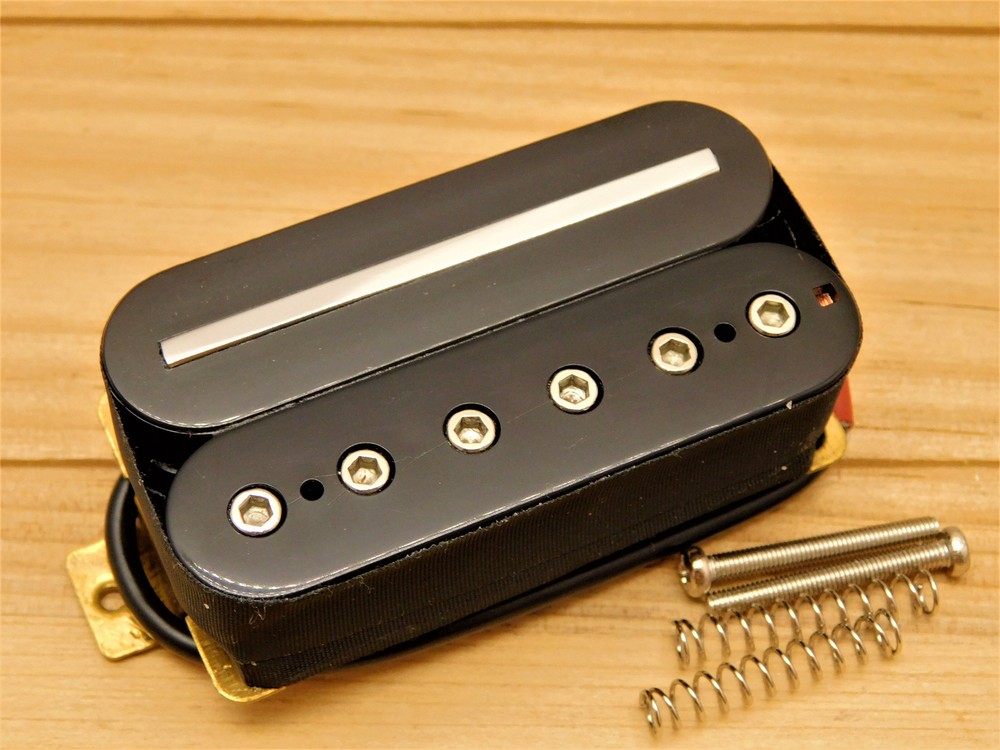 G.M. HexRail Hight Output (52mm) Bridge Humbucker Black