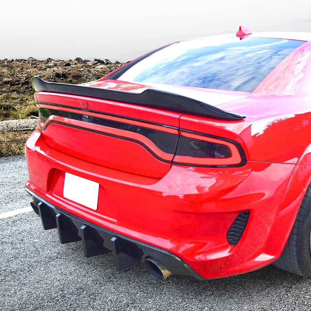 后扩散器 2020 - 2023 充电器 Scat Pack SRT Hellcat 宽体碳纤维