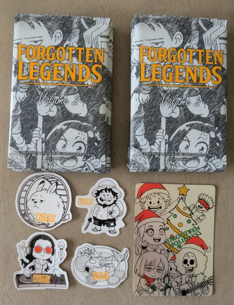 Forgotten Legends TCG Volume 2 BUNDLE! limited quantity
