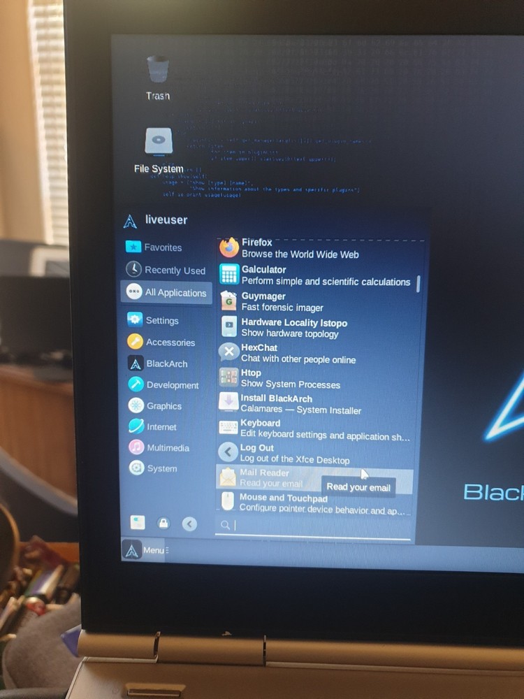 Linux BlackArch Slim 2023.05.01 64-bit Bootable Live and Install USB Flash Drive