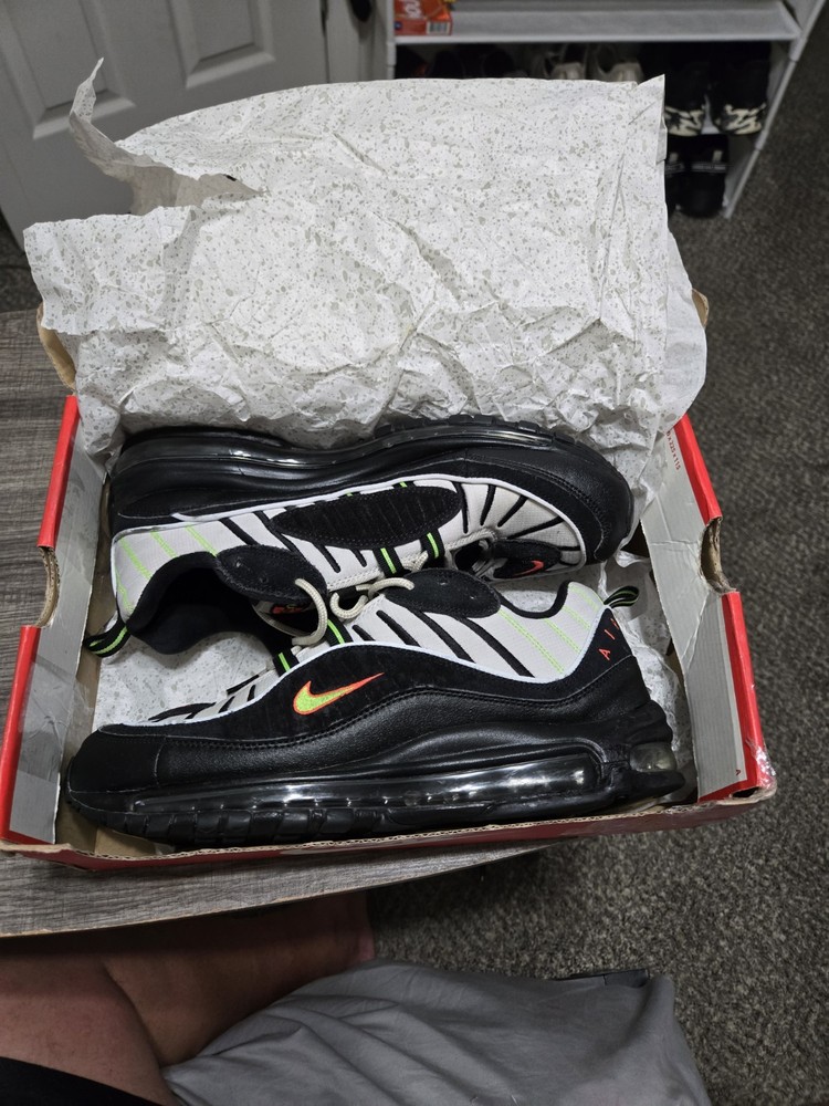 NikeAirMax98,.size:10.5,Highlighter Black