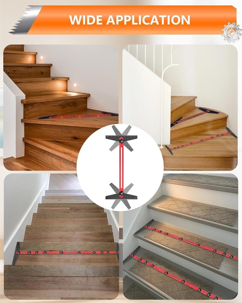 Multi-Functional Stair Tread Tool Kit - Ideal for Home Woodworking Projects