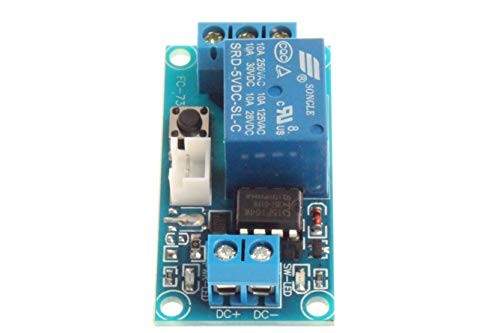 NOYITO 1-Channel Self-Locking Relay Module One Button Start-Stop Bistable 12V
