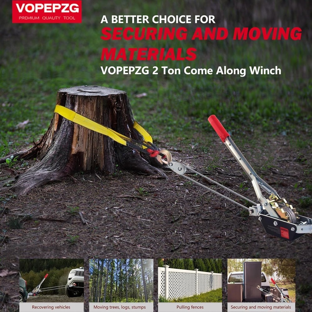 Heavy Duty 2T Capacity Winch