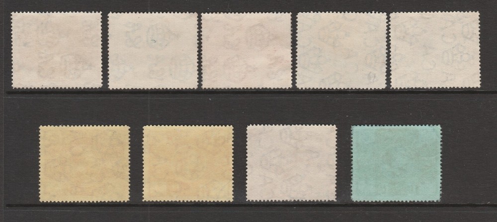 Bermuda 1921 Tercentenary complete set SG 68-76 Fine used.