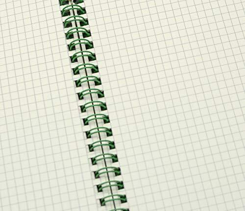 4 Pack Spiral Bound Graph Notebook Grid Paper Journal for School Office