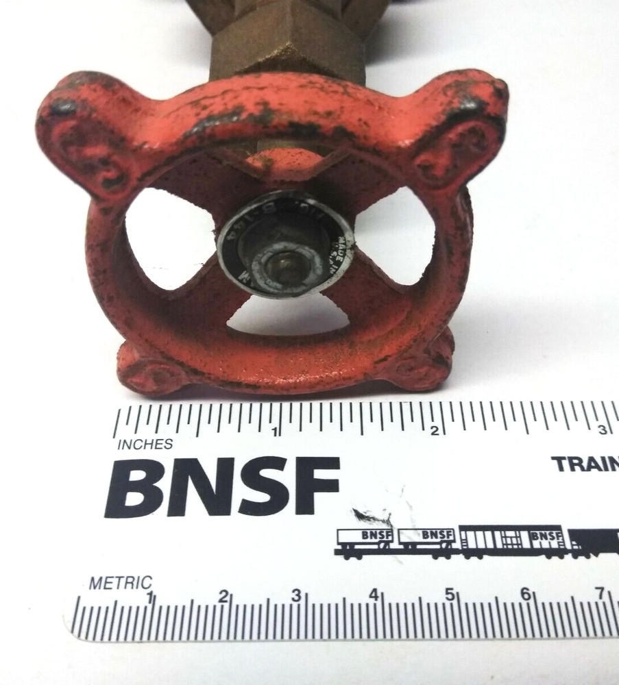 1 Brass Stockman 1/2" Ip Gate Hand Valve Fully Functioning