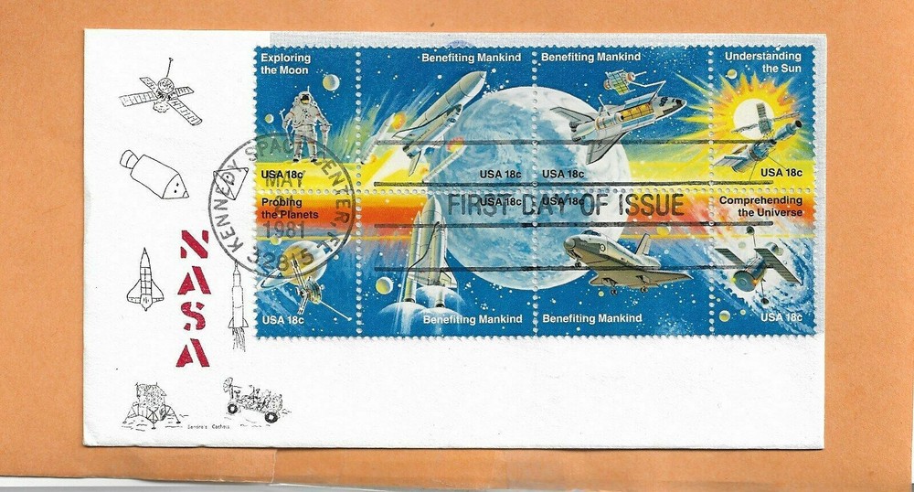 NASA SPACE ACHIEVEMENT MAY 21,1981 KSC  SPACE COVER **** SHUTTLE