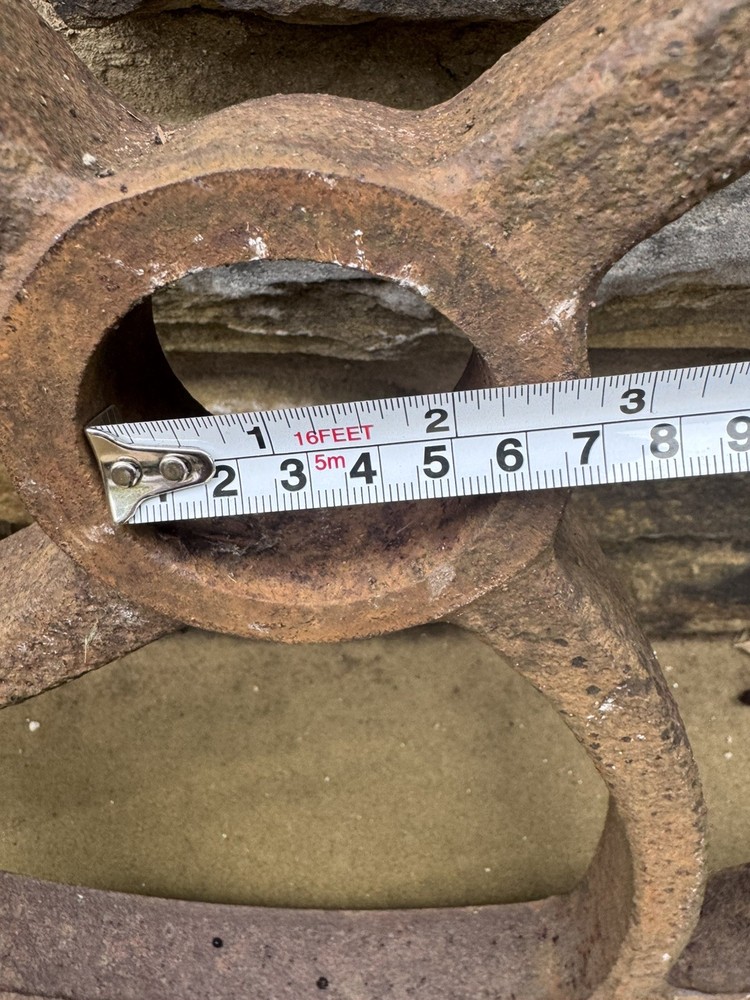 Vintage Original Cast Iron Wheel
