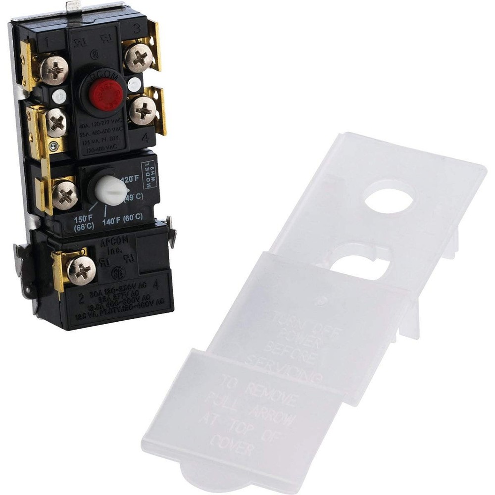 AO Smith  9000509-045 Single Element Electric Thermostat Pack of 1 Black