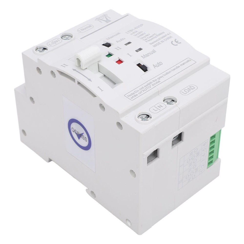 Double Power Automatic Transfer Switch 63A 2P ATS Power Transfer Switch♡