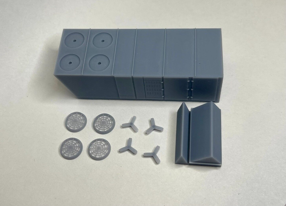 3D Printed HO Scale Rooftop A/C Unit (Super Detailed)