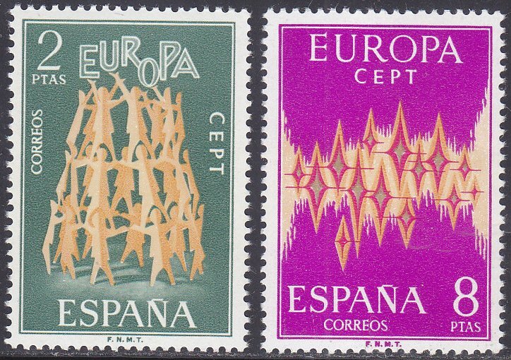 Spain - 1972 (2090-2091) Mint never Hinged - Europe