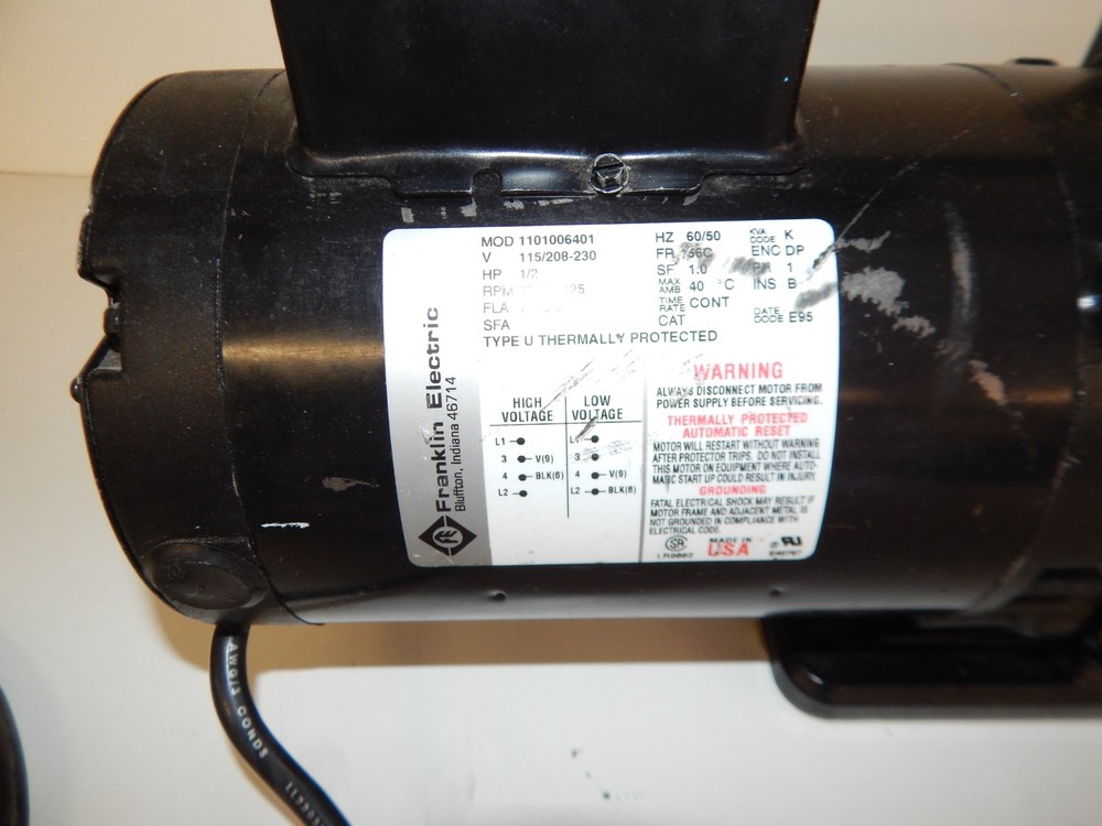 ALCATEL ROTARY VANE PUMP MODEL 2005C (TEY55)