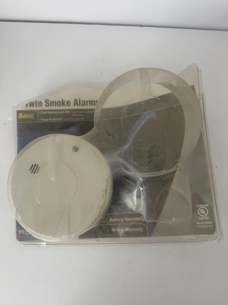 Kidde Basic Smoke Alarm Qty 1 Battery Operated Ionization Technology