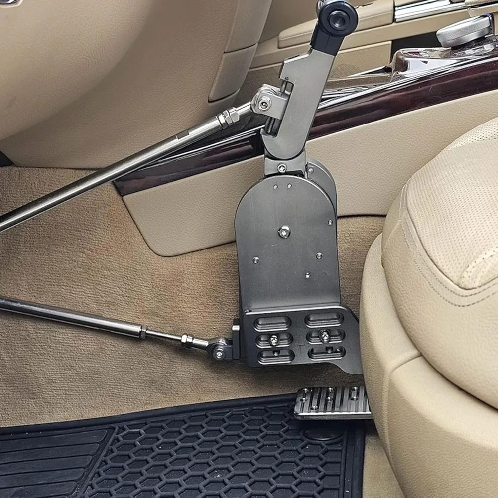 Hand Controls for Disabled Drivers Push and Pull for Automatic Cars, a Permanent