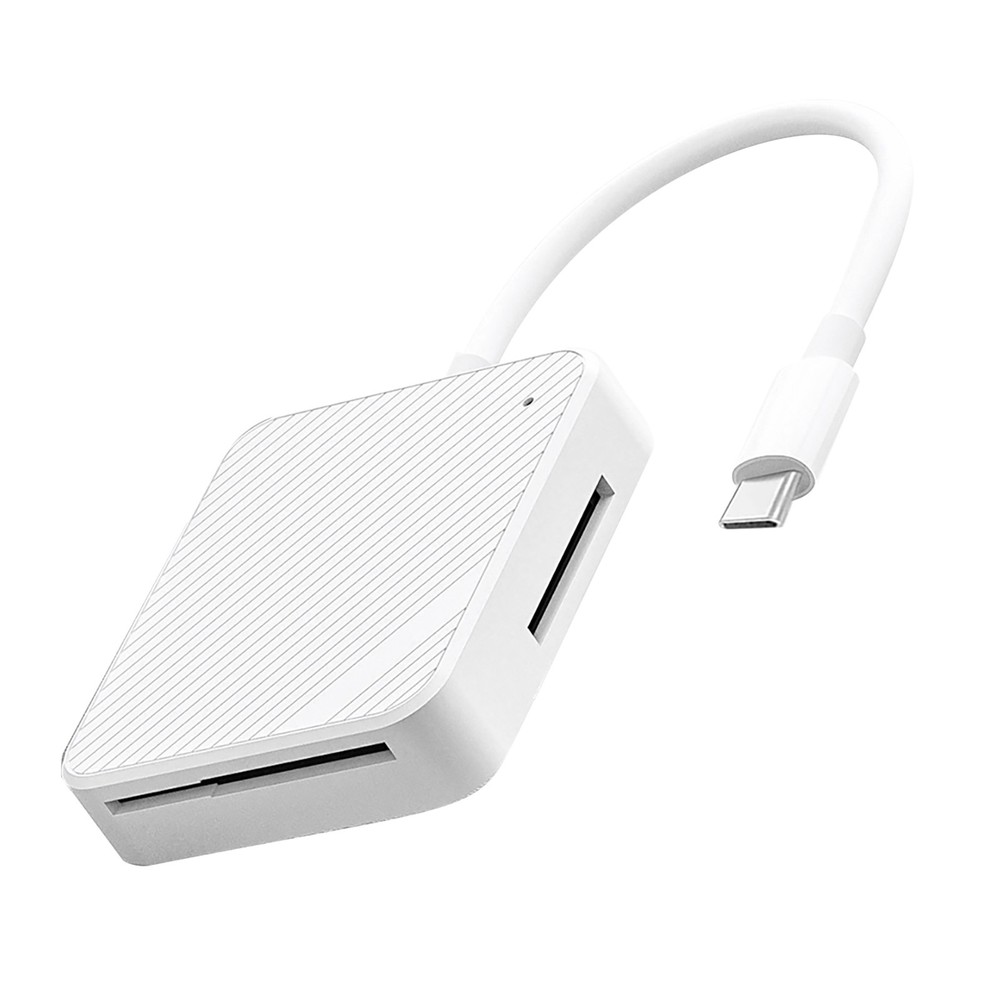 4-Slot USB-C M2 SD SM XD Card Reader Compact Flash Reader Memory Card Adapter