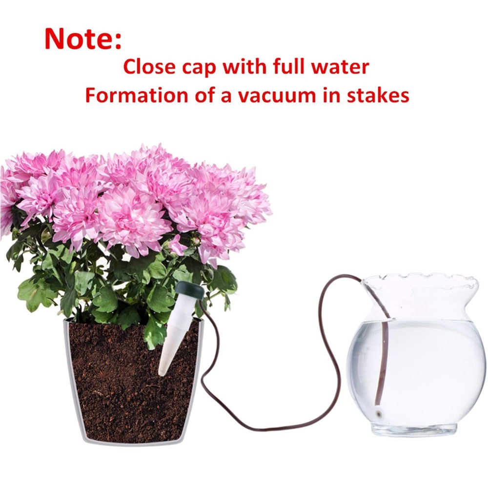 8 Pack Plant Self Watering Stakes Insert Automatic Watering Devices Self Wate...