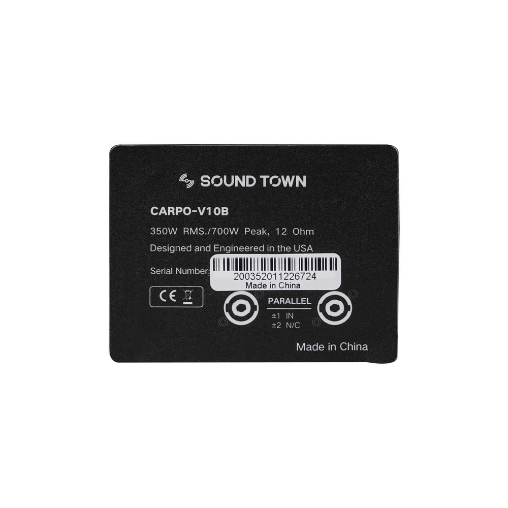 OPEN BOX:Sound Town Passive Wall-Mount Column Mini Line Array (CARPO-V10B-R)