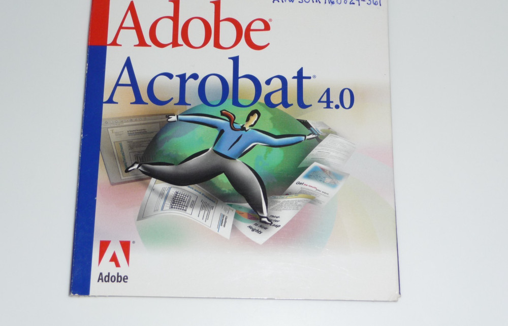 Adobe Acrobat 4.0 for Macintosh CD and sleeve